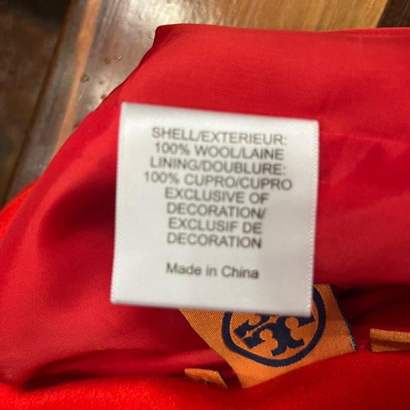 Tory Burch Orange Zipper Skirt 6 - Picture 4 of 7